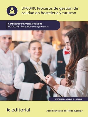 cover image of Procesos de gestión de calidad en hostelería y turismo. HOTA0308